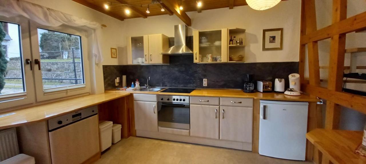 Ferienhaus "Am Schleifenbach" Saalfeld Saale Esterno foto